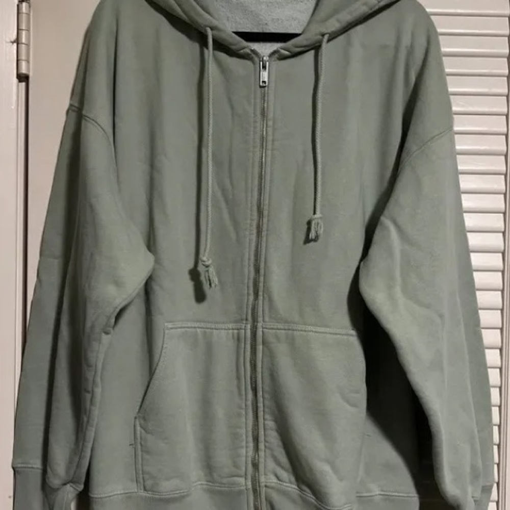 Brandy Melville Sage Green Christy Hoodie